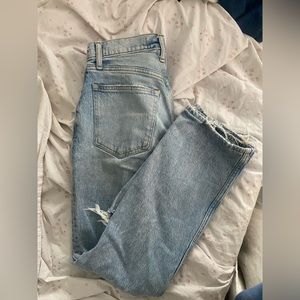 Abercrombie & Fitch Curve Love 90s Straight Ultra High Rise